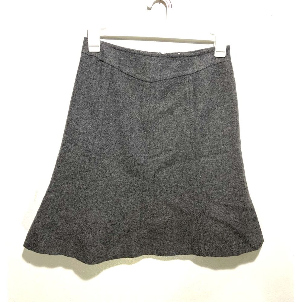 Chadwick's classics flare skirt wool acrylic blend preppy office siren women 8p